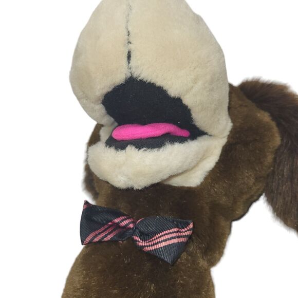 Vintage 24K Polar Puff Special Effects Plush Hand Puppet Puppy Dog Brown Hound - Picture 8 of 11